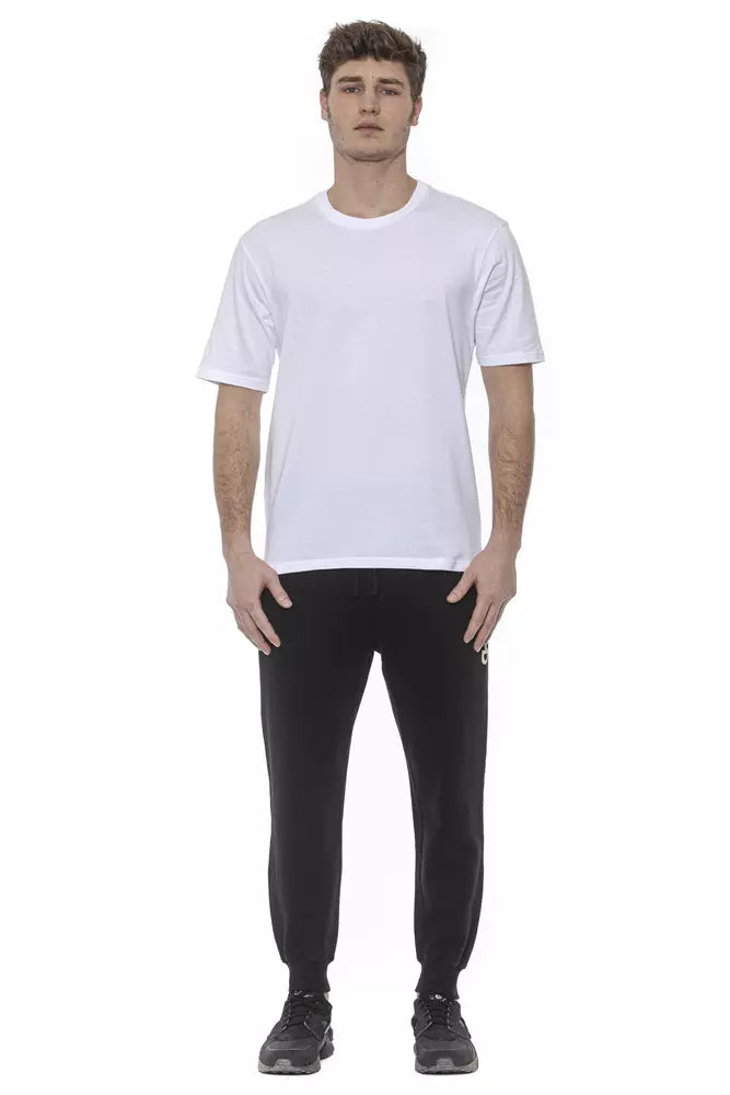 Weißes Herren-T-Shirt aus Baumwolle