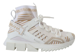 Weiß Beige Sorrento Sneakers Schuhe