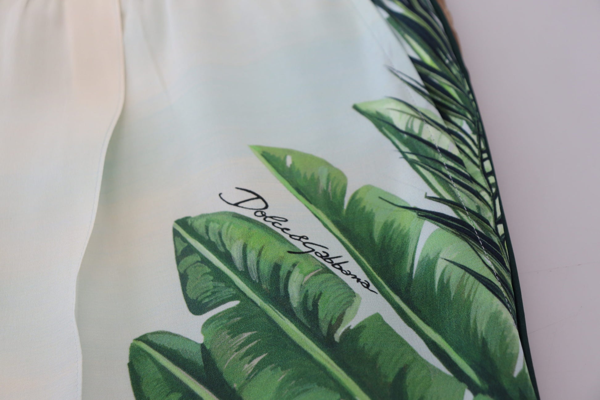 Weiße Jogginghose mit Blumenmuster für Herren