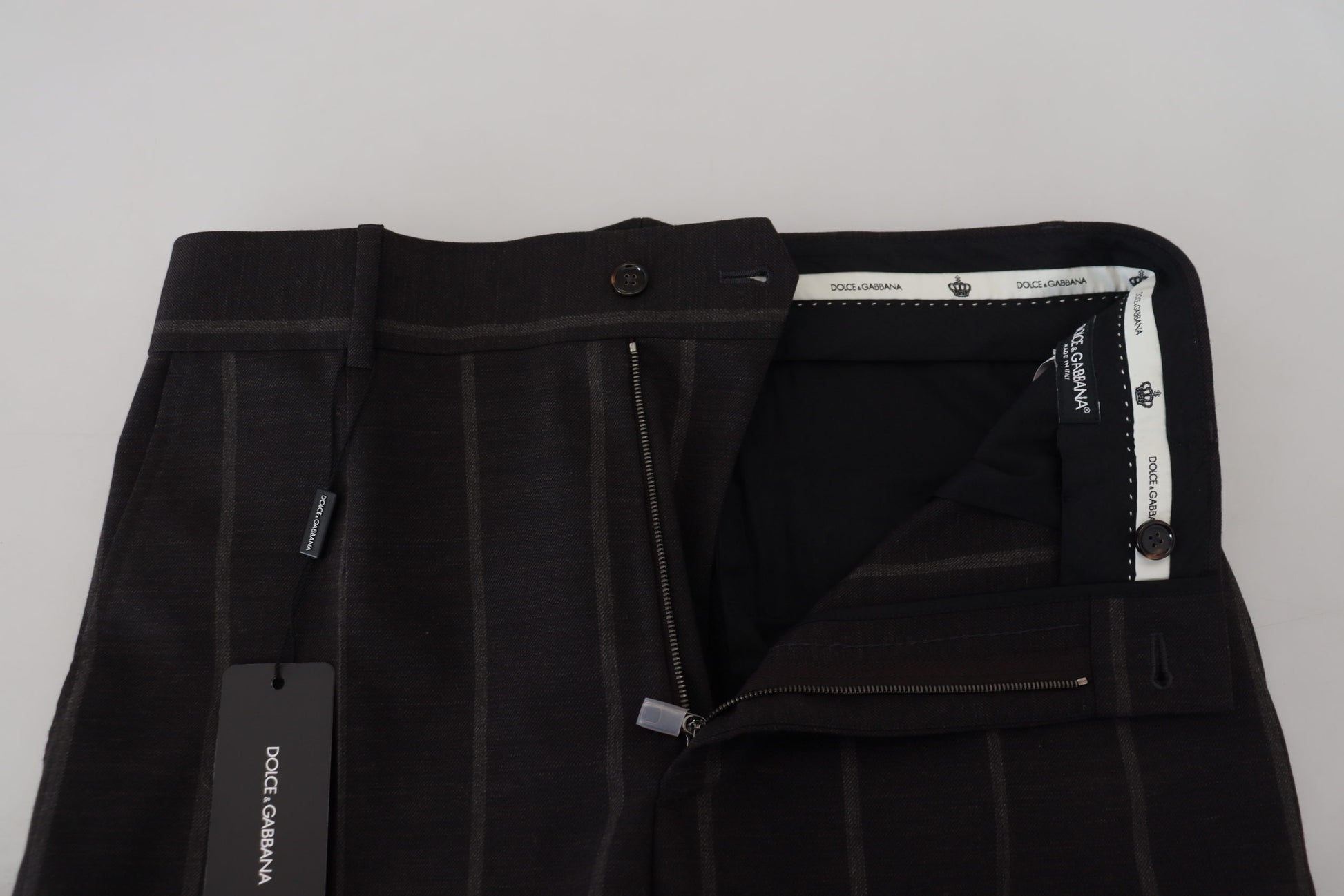 Schwarze Chinohose aus Wolle für Herren