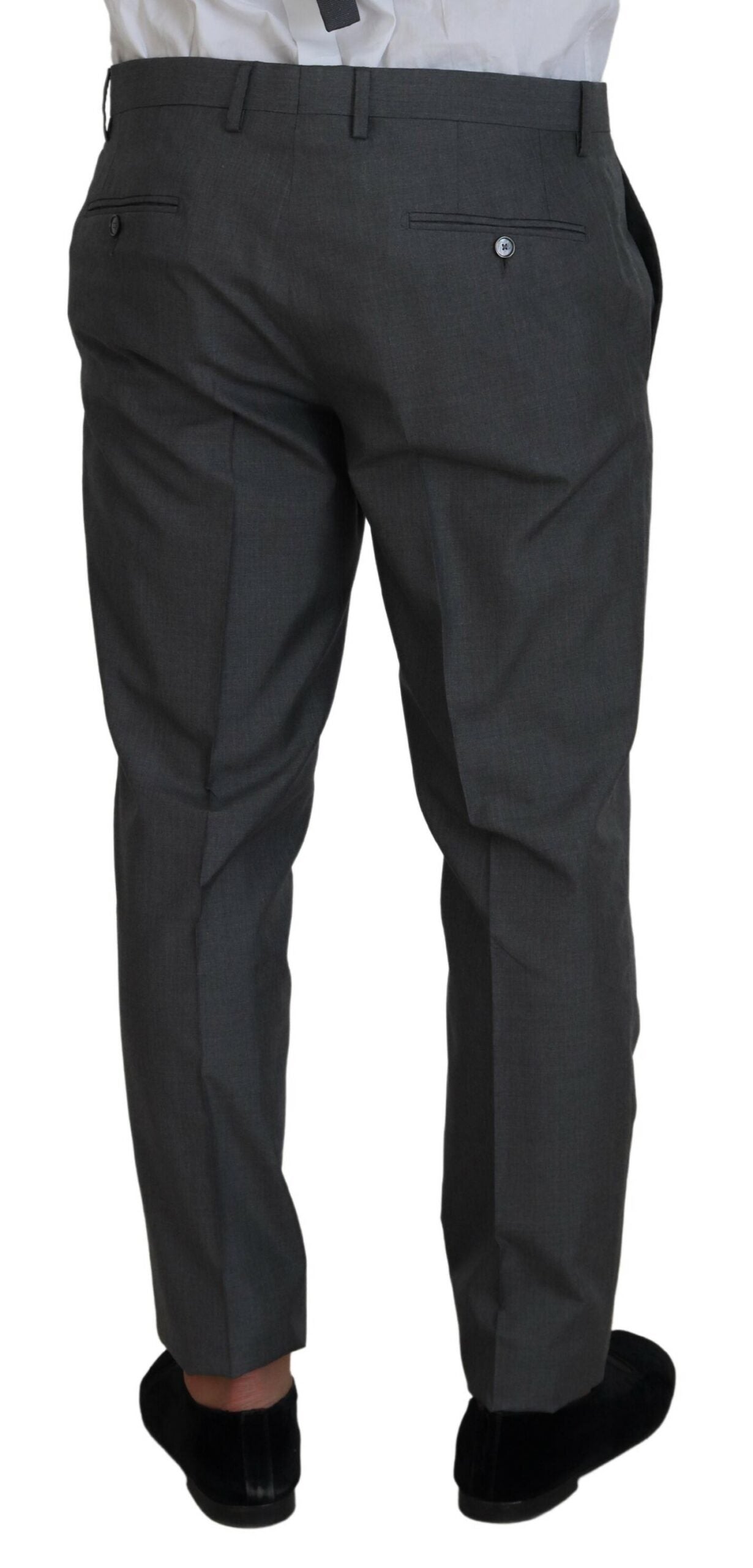 Grauer MARTINI 3-teiliger Slim Fit Anzug