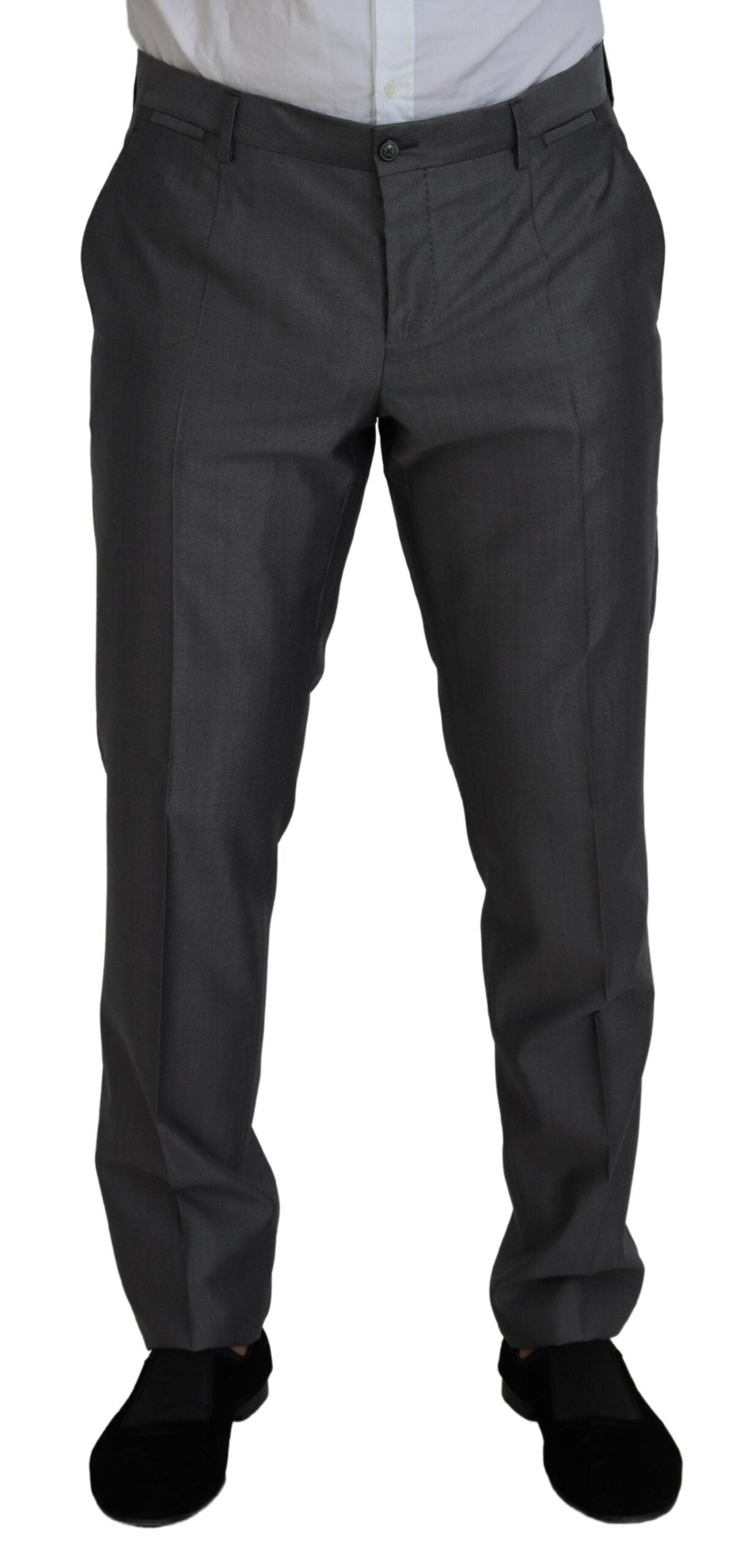 Grauer 3-teiliger Slim Fit-Anzug SICILIA