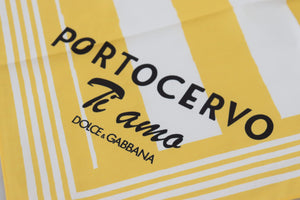 Gelber Portocervo-Baumwollschal
