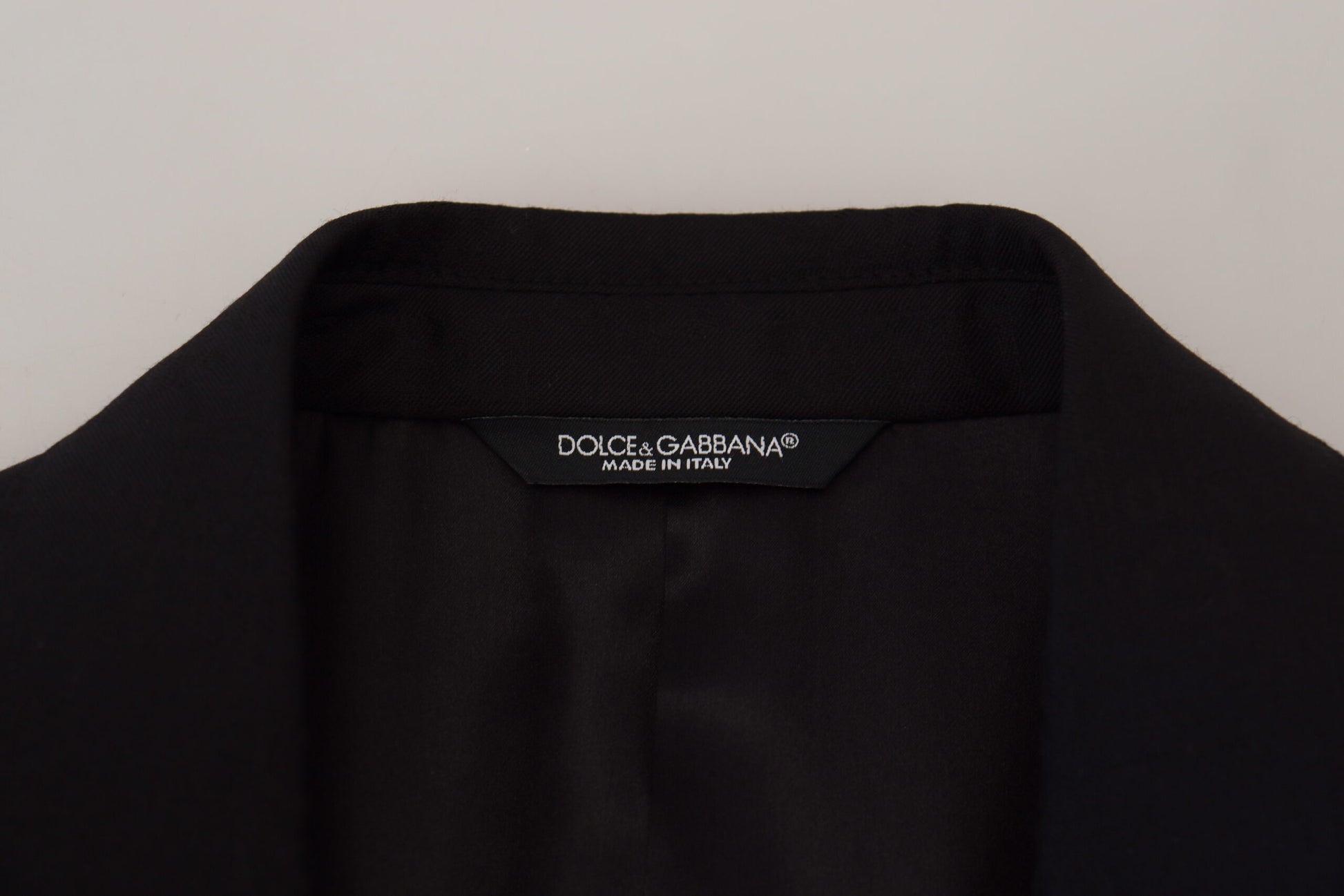 Black Wool Formal Coat Martini Blazer