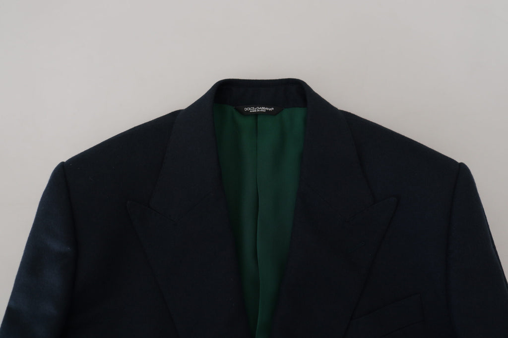 Blue Double Breasted Formal Coat Blazer