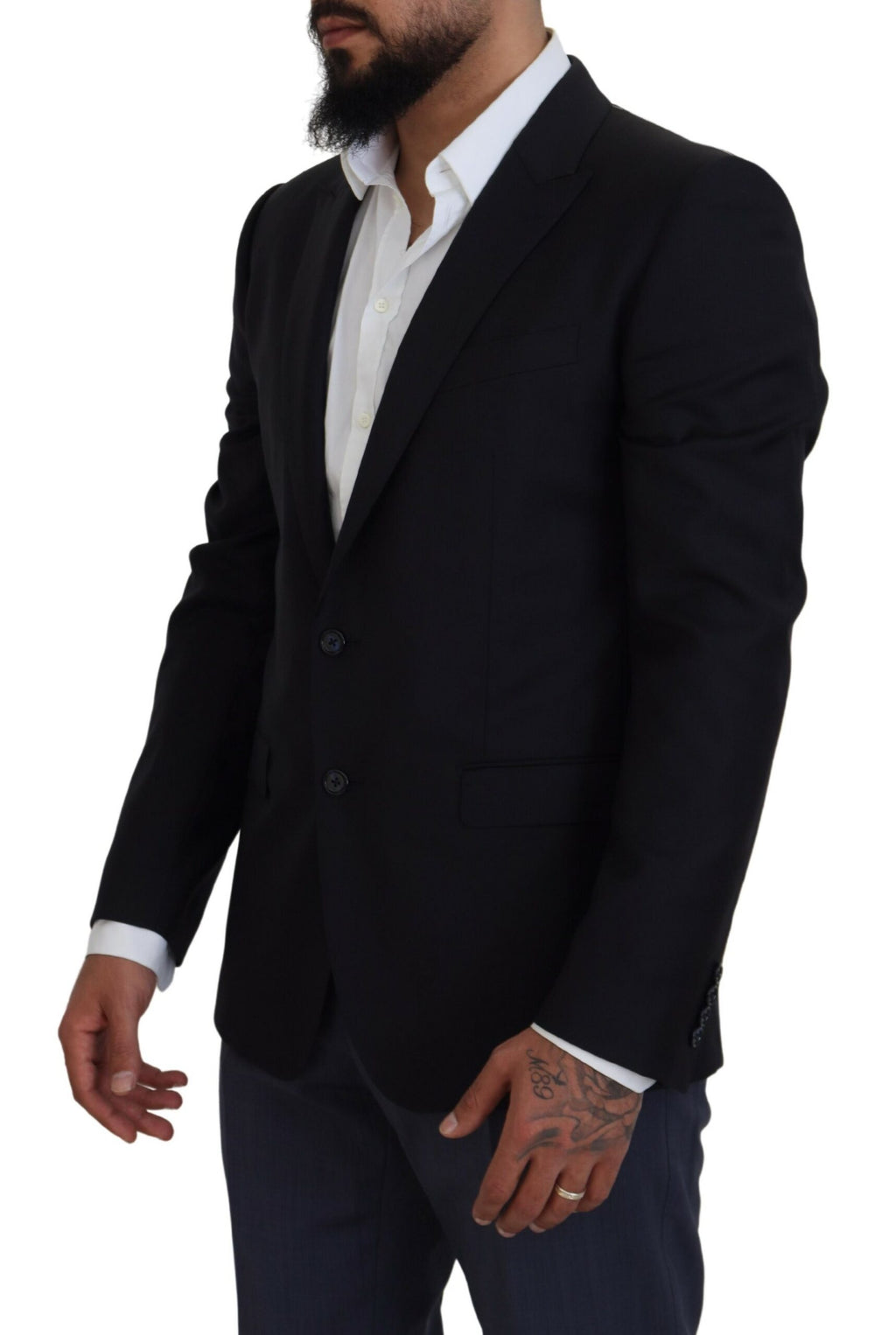 Dark Blue Coat Jacket Martini Blazer
