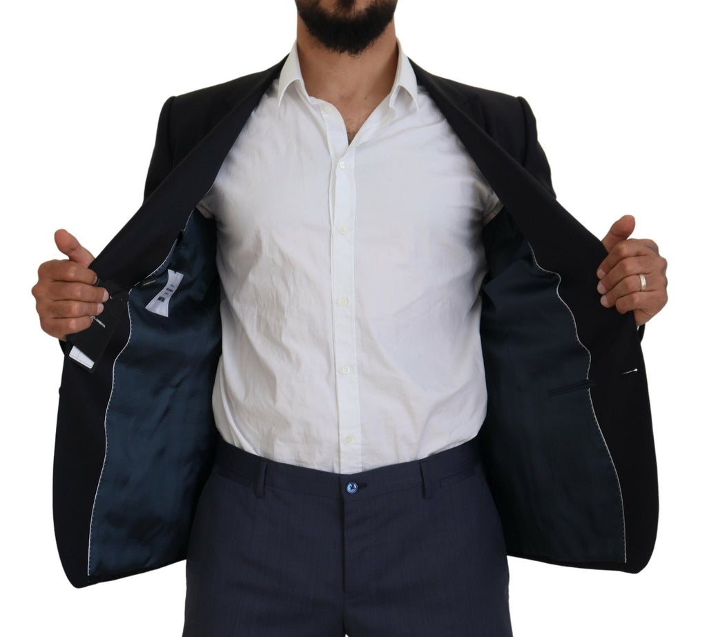 Dark Blue Coat Jacket Martini Blazer