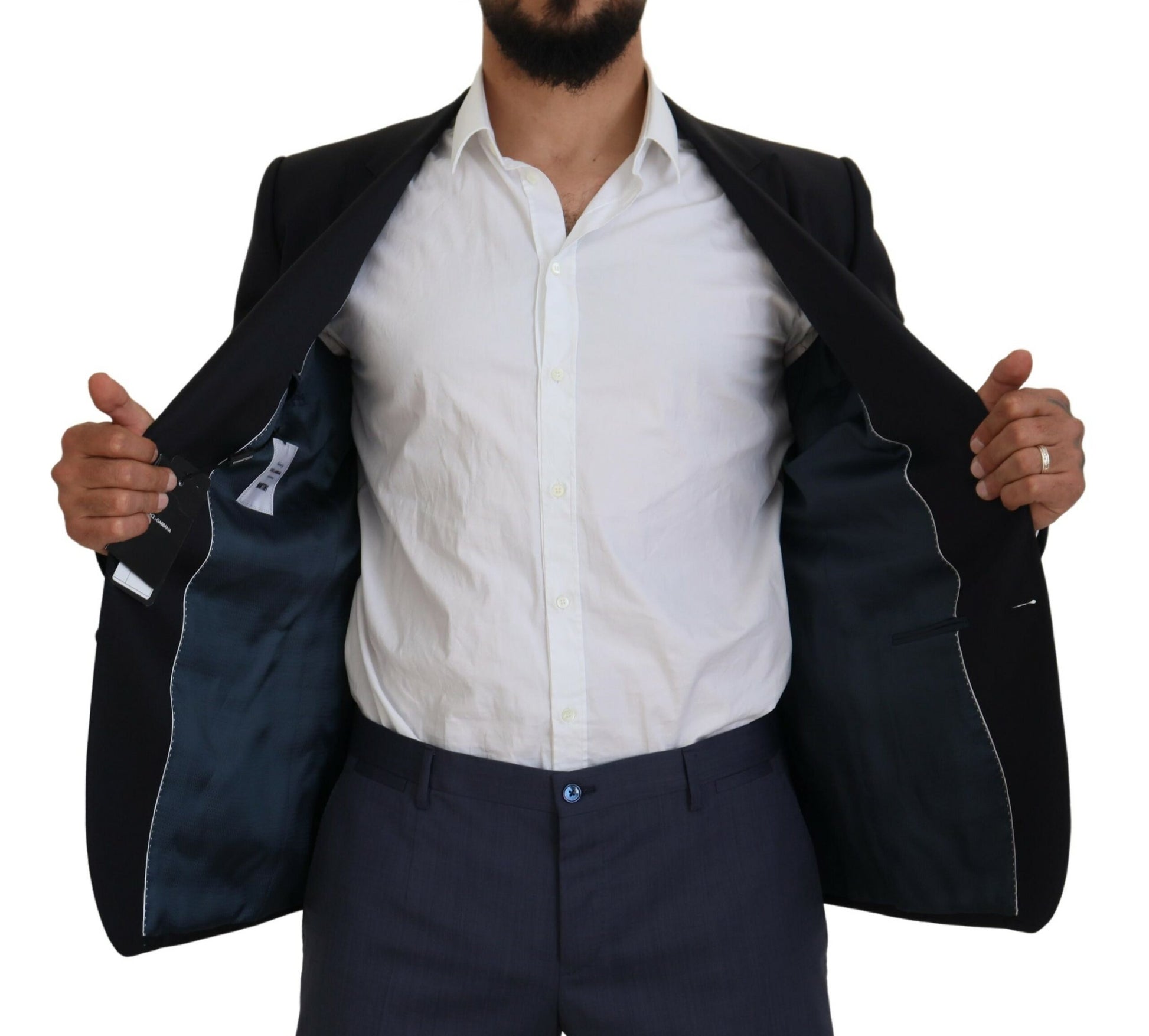 Dark Blue Coat Jacket Martini Blazer