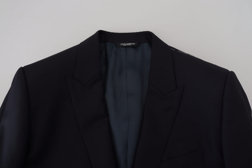 Dark Blue Coat Jacket Martini Blazer