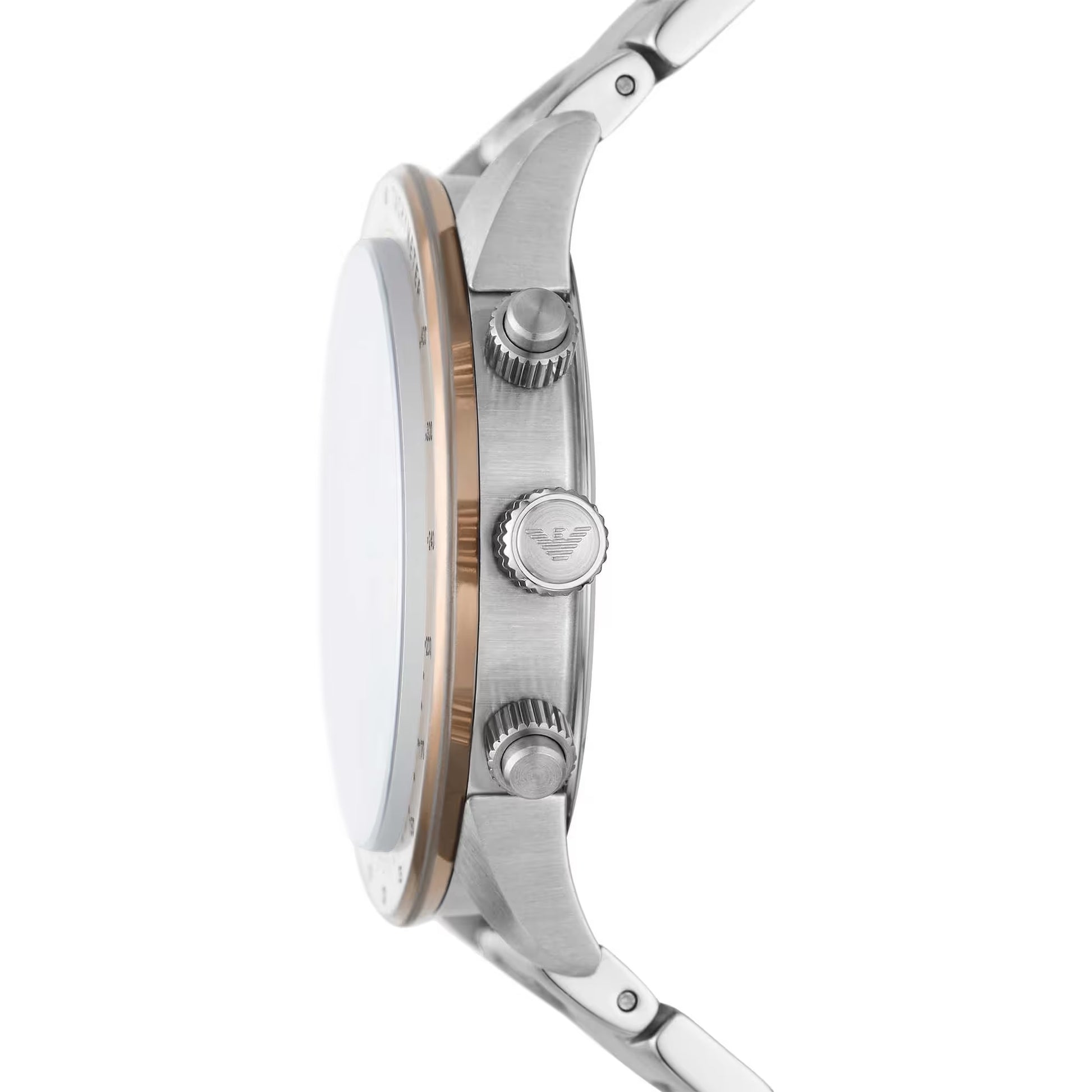 Klassische Chronographen-Herrenuhr aus Stahl
