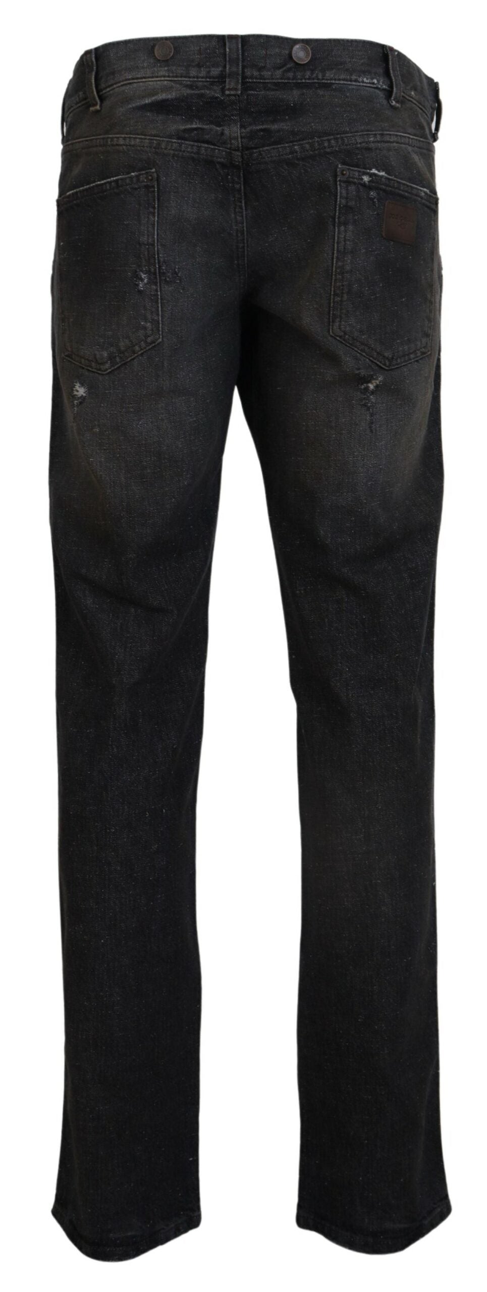 Graugrüne Jeans im Regular Fit
