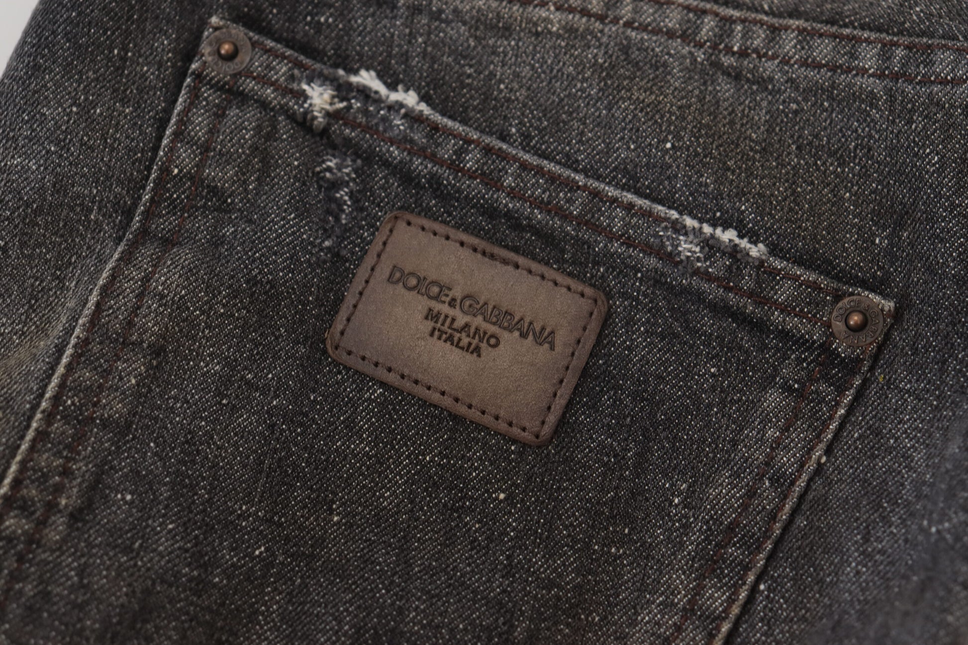 Graugrüne Jeans im Regular Fit