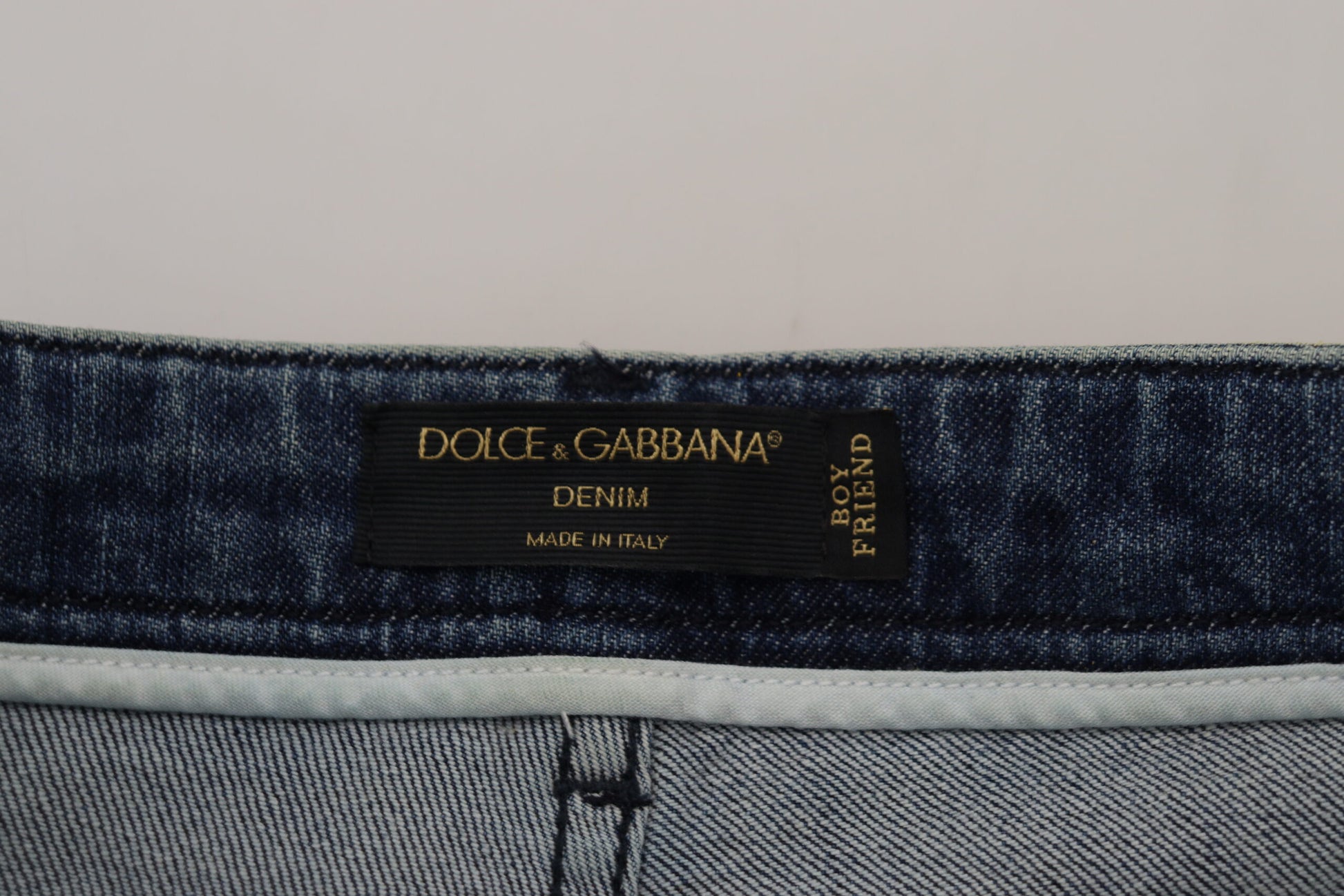 Gelbe Jeans aus Baumwoll-Straight-Denim mit Leopardenmuster