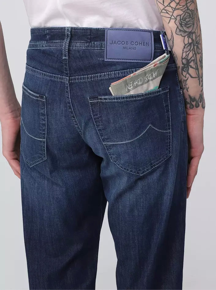 Elegante hellblaue Stretchjeans