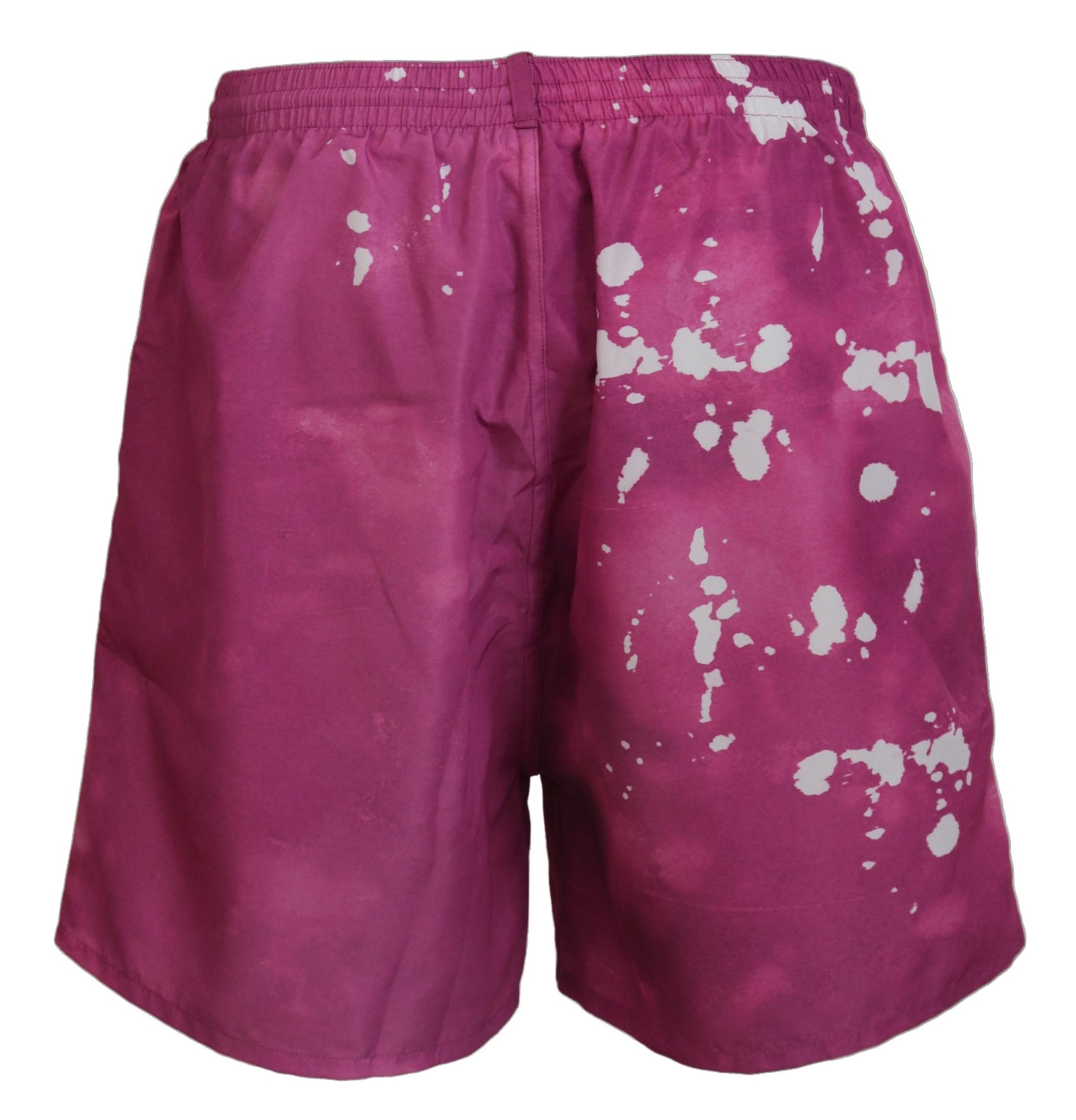 Rosa Tie Dye Logo Männer Beachwear Shorts Bademode