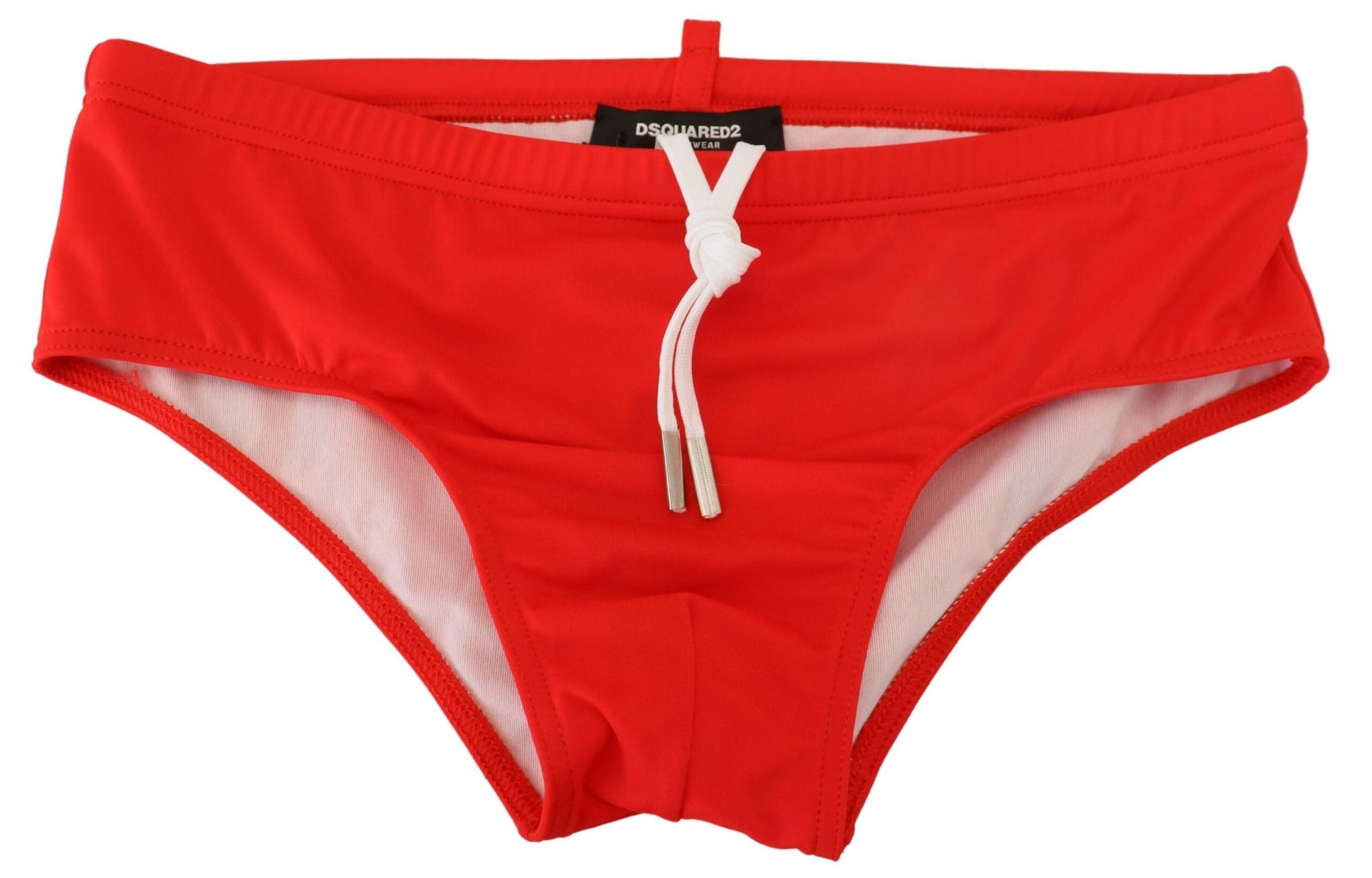 Rot Schwarz ICON Print Herren Badehose