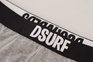 Graue DSURF Logo Cotton Stretch Herren Slip Unterwäsche