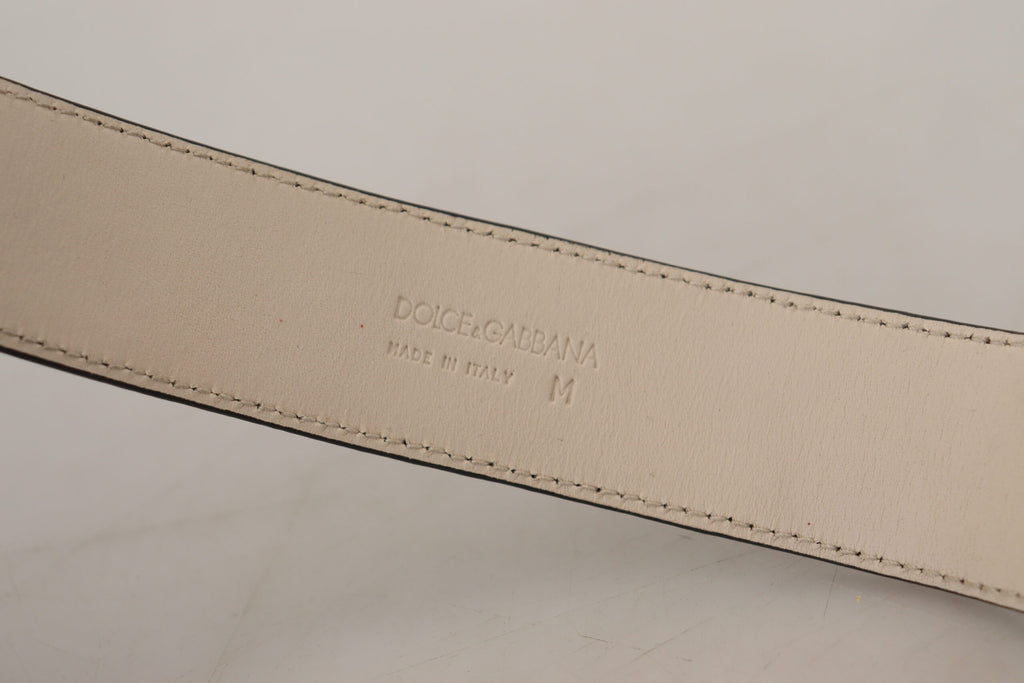 Schwarzes DG-Schlüsselringarmband aus Dauphine-Leder