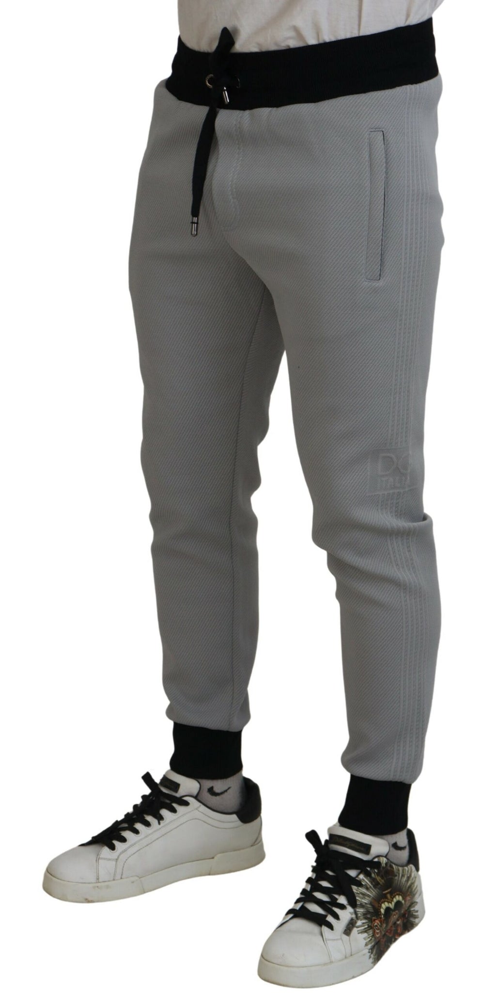 Graue Jogginghose aus Polyester