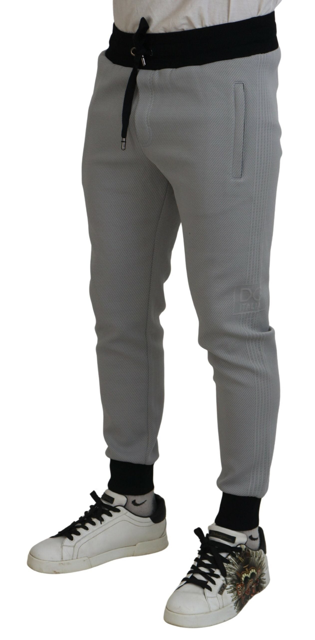 Graue Jogginghose aus Polyester