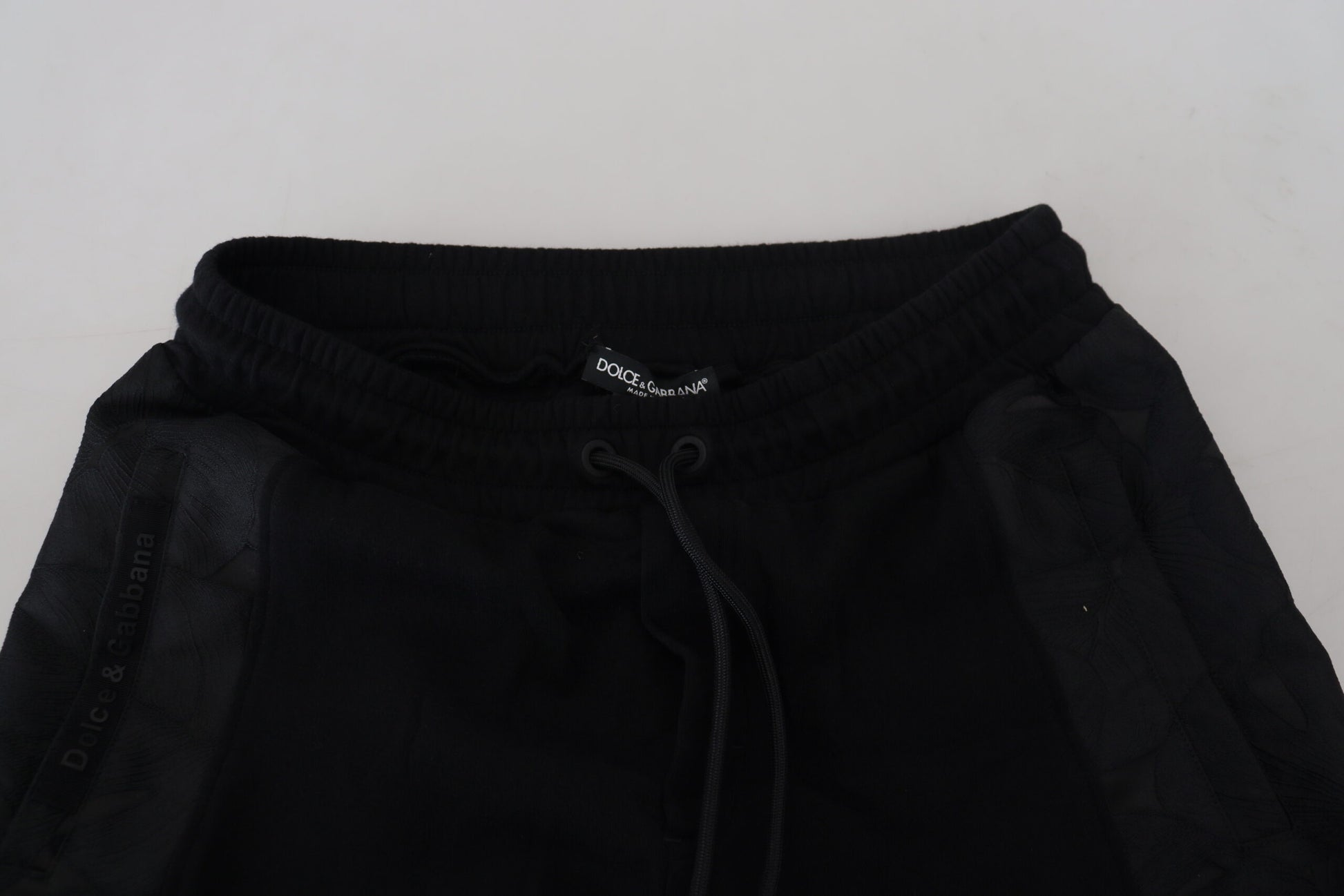 Schwarze Skinny Jogger-Hose aus Polyester für Herren