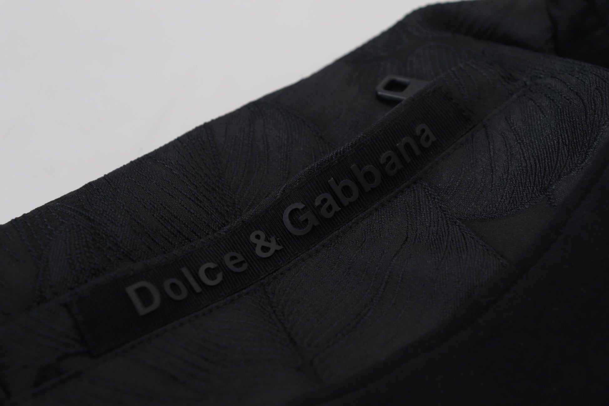 Schwarze Skinny Jogger-Hose aus Polyester für Herren