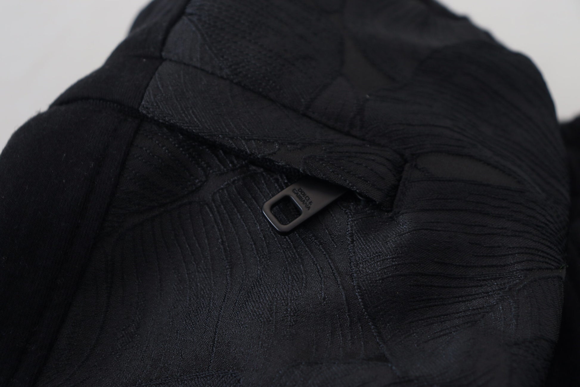 Schwarze Skinny Jogger-Hose aus Polyester für Herren