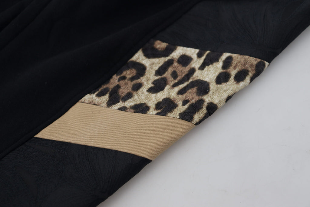 Schwarze Skinny Jogger-Hose aus Polyester für Herren