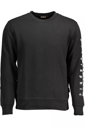 Veredeln Sie Ihren Stil mit einem eleganten schwarzen Sweatshirt
