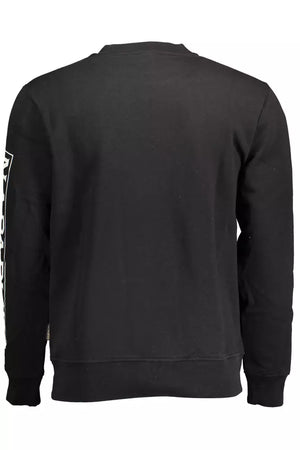 Veredeln Sie Ihren Stil mit einem eleganten schwarzen Sweatshirt