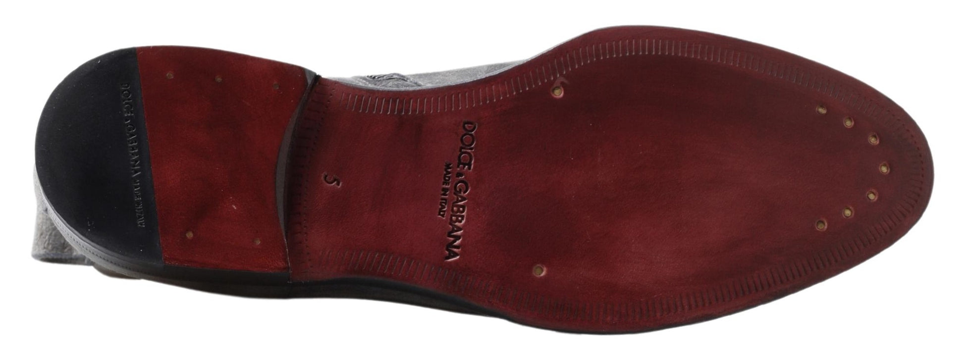 Graue Leder Herren Stiefeletten Schuhe
