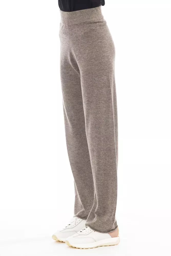 Braune Wollhose für Damen