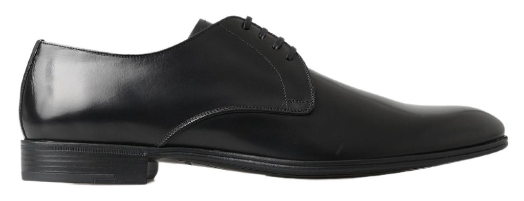 Schwarze Derby-Schuhe für formelle Anlässe