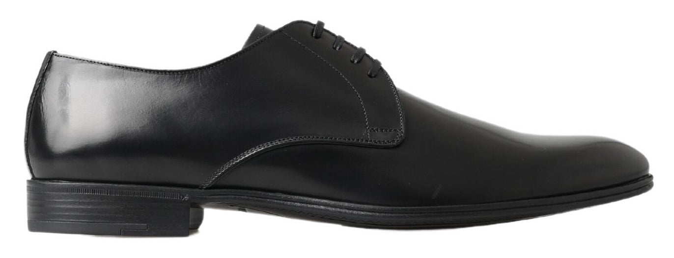 Schwarze Derby-Schuhe für formelle Anlässe