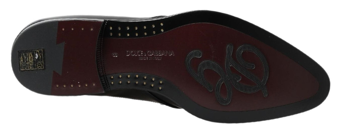 Schwarze Derby-Schuhe für formelle Anlässe