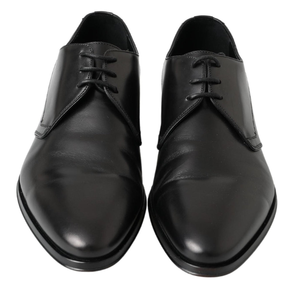 Schwarze Derby-Schuhe für formelle Anlässe