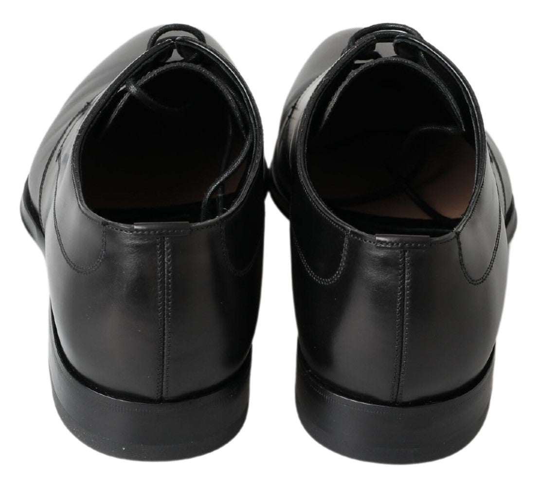 Schwarze Derby-Schuhe für formelle Anlässe