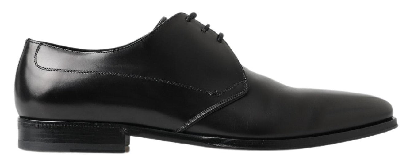 Schwarze Derby-Schuhe für formelle Anlässe