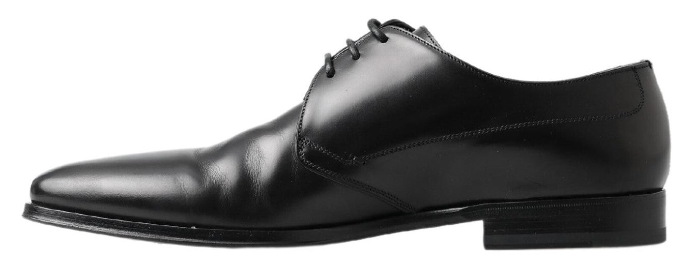 Schwarze Derby-Schuhe für formelle Anlässe