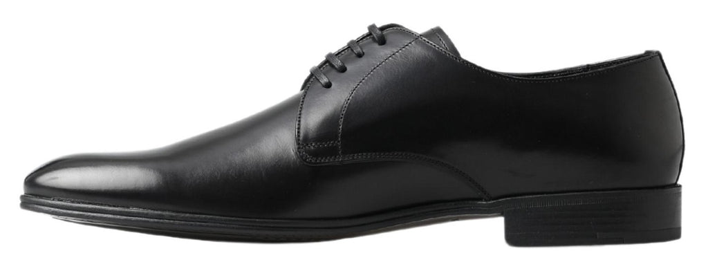 Schwarze Derby-Schuhe für formelle Anlässe