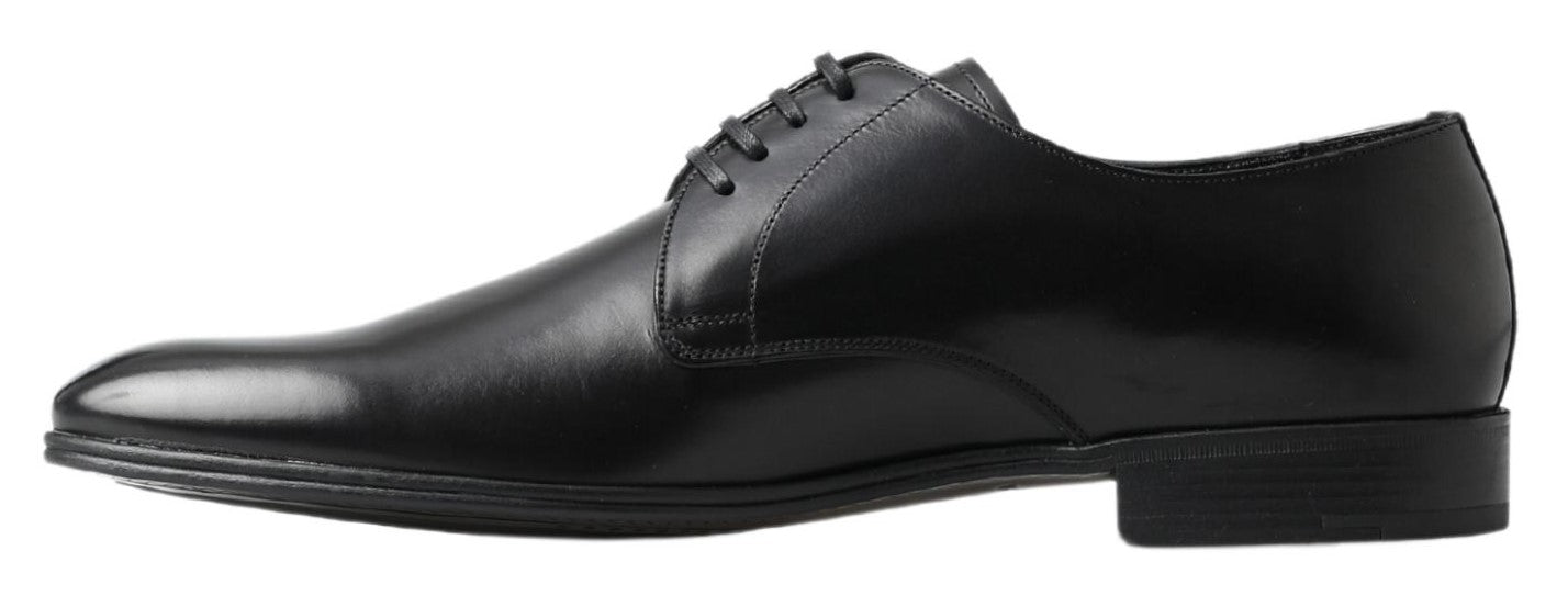 Schwarze Derby-Schuhe für formelle Anlässe