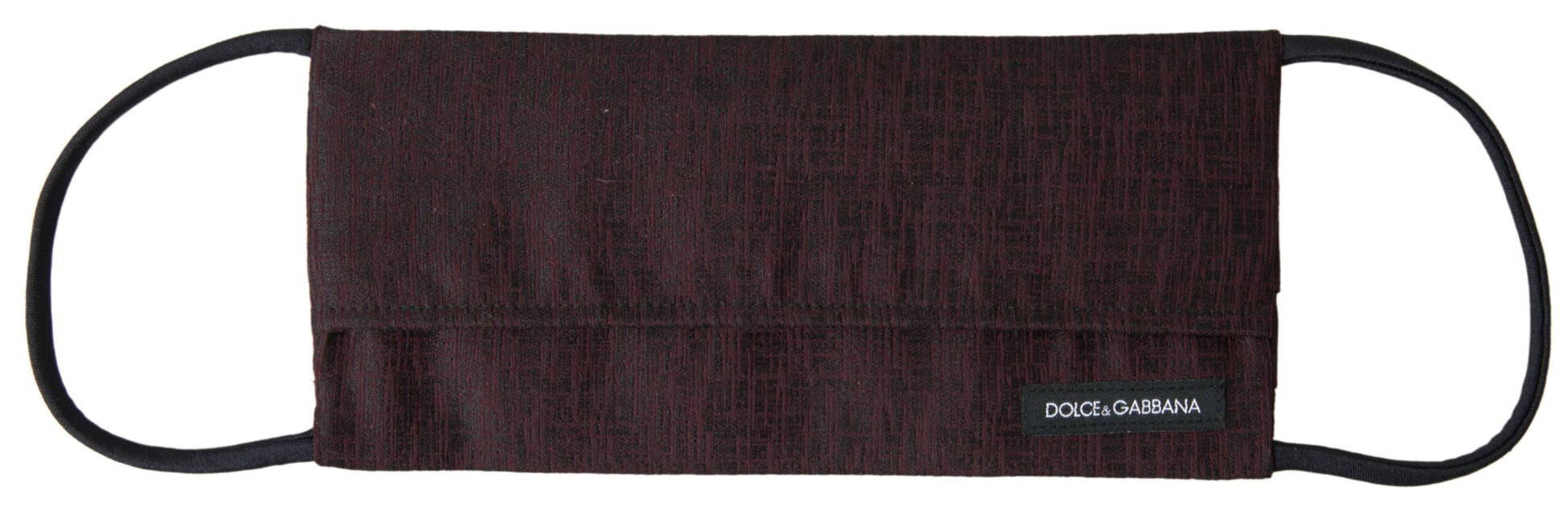 Kastanienbraune, plissierte Gesichtsmaske mit elastischem Ohrriemen