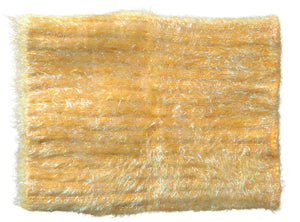 Gelber Halswickelschal aus Polyester-Mohairfaser