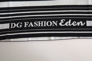 Weißes T-Shirt aus Baumwolle mit Rundhalsausschnitt von DG Fashion