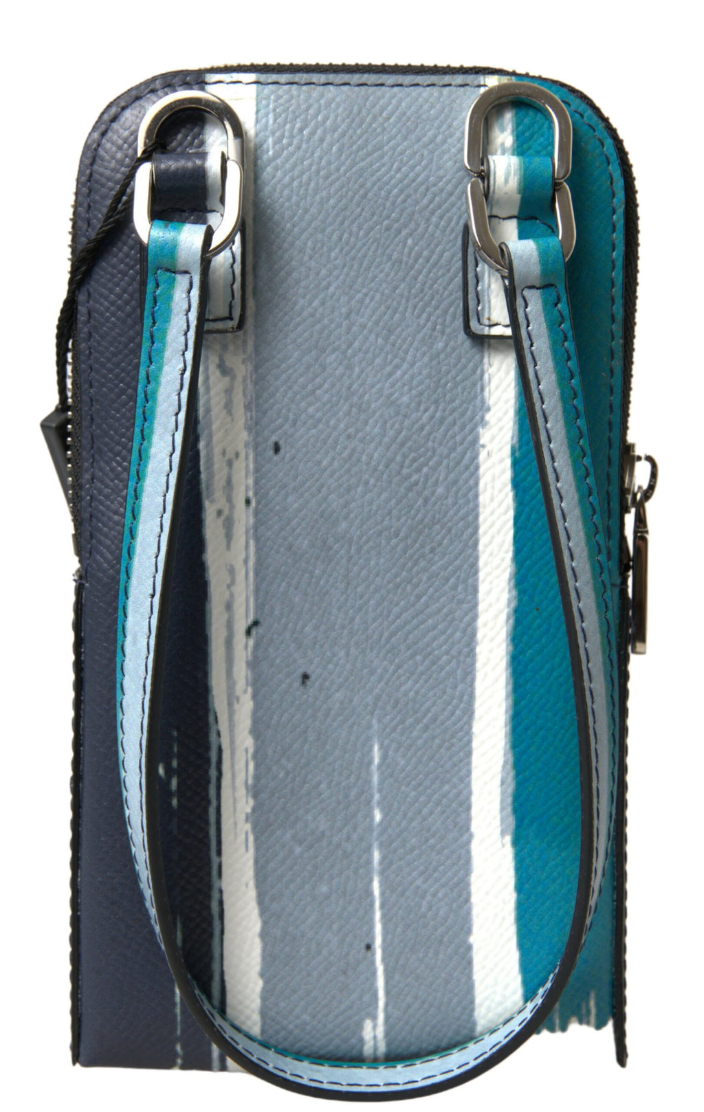 Blaue Leder Geldbörse Crossbody Sling Handytasche Unisex