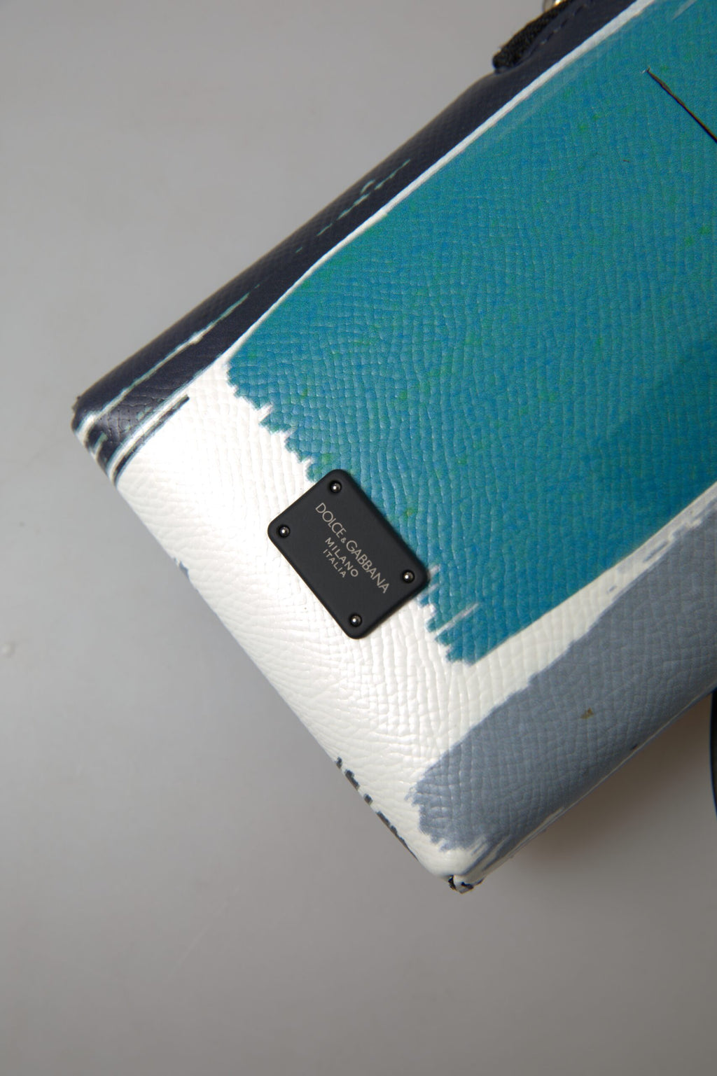 Blaue Leder Geldbörse Crossbody Sling Handytasche Unisex