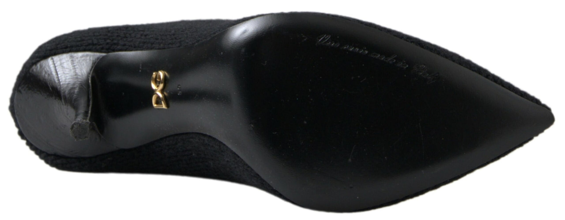 Schwarze Stiefeletten mit Stilettoabsatz und mittlerer Wadenhöhe für Damen