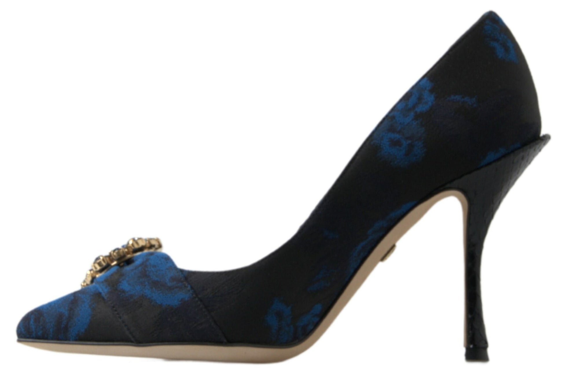 Blaue Blumen Ayers Kristall Pumps Schuhe