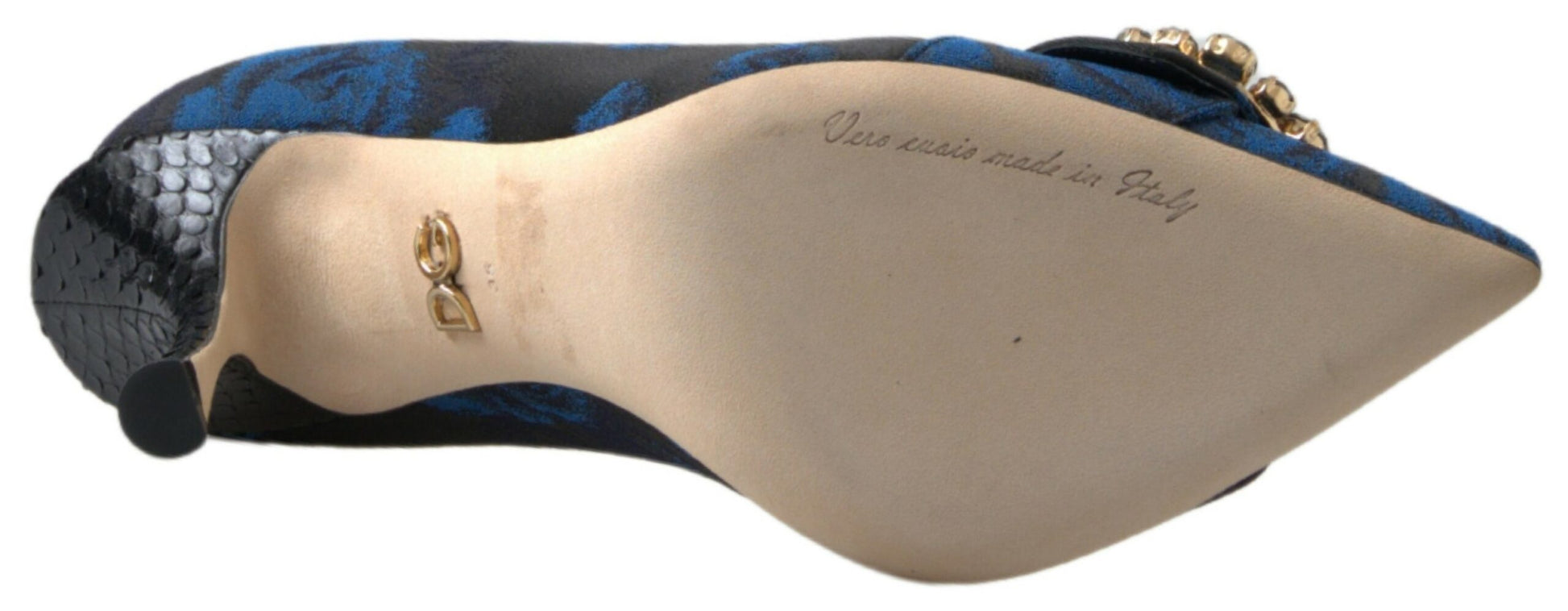 Blaue Blumen Ayers Kristall Pumps Schuhe