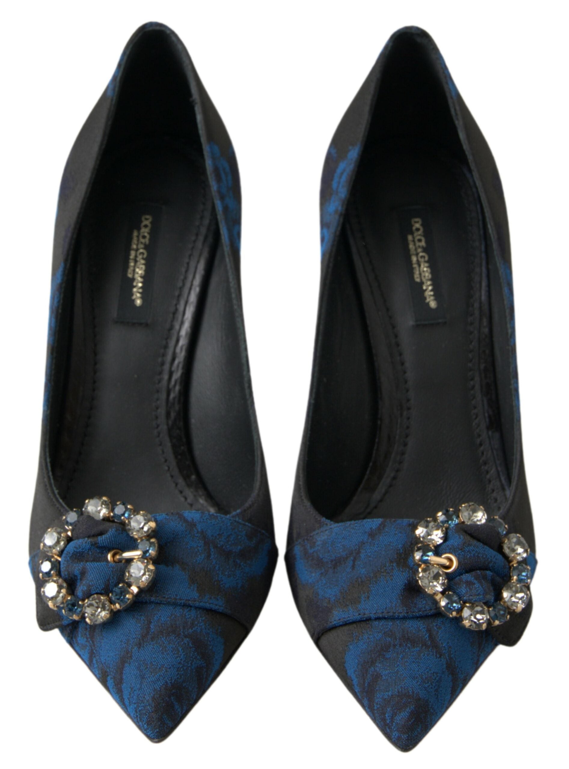 Blaue Blumen Ayers Kristall Pumps Schuhe